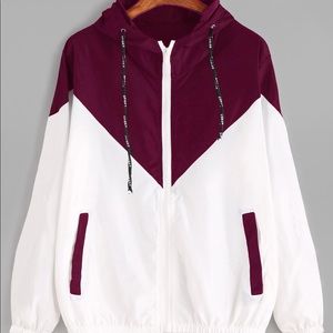 SOLD❗️Sporty Hooded Zip Up Jacket